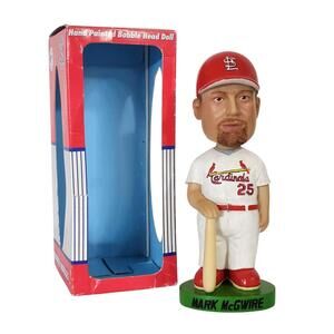 Mark McGwire St. Louis Cardinals Bobble Head Hand Painted Bobble Dobbles MLB